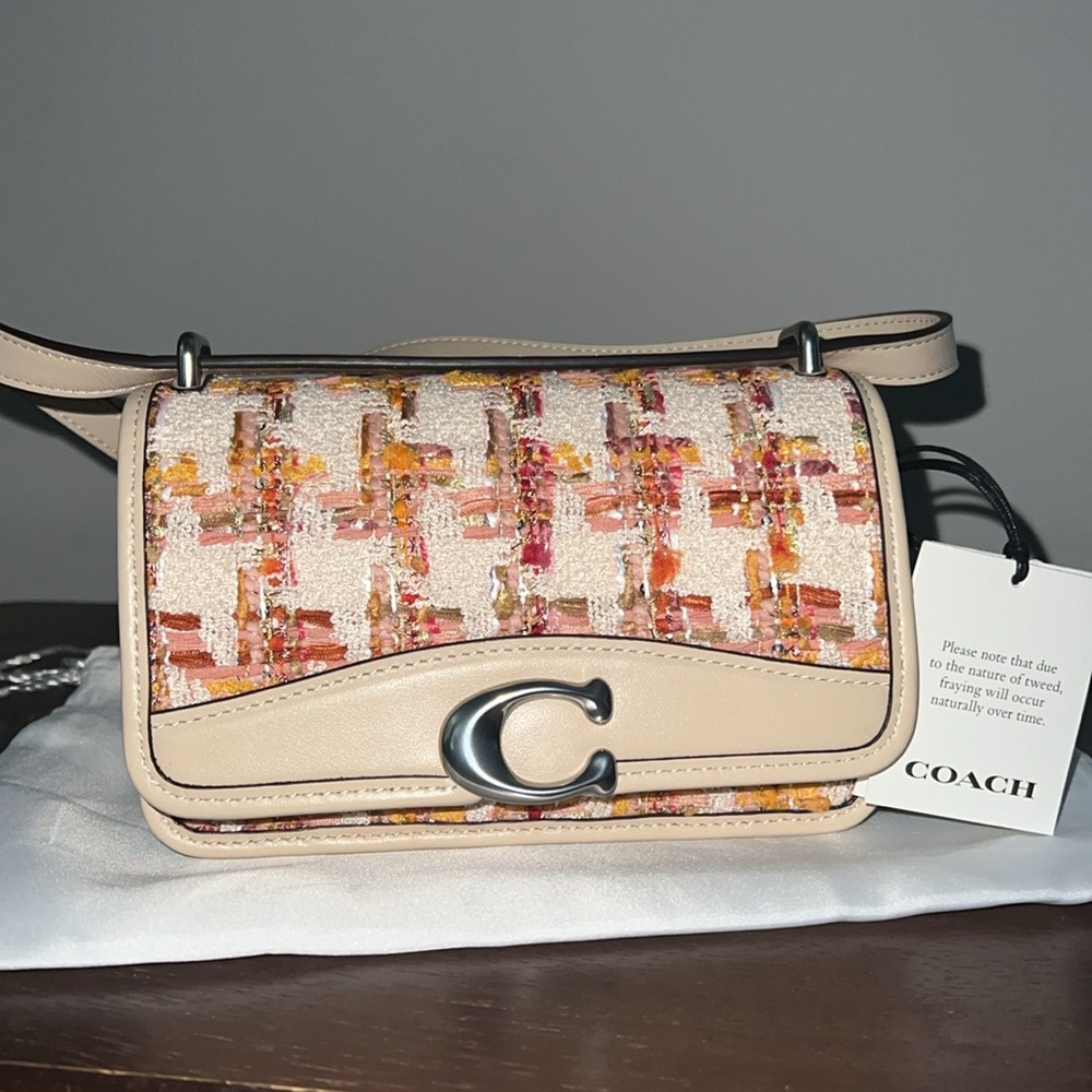 Coach Bandit Crossbody Bag In Tweed NWT
